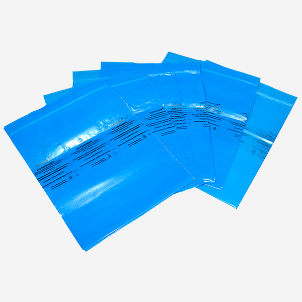 Bolsas anticorrosivas con autocierre agrupacion