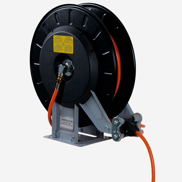 Carrete de manguera de gas