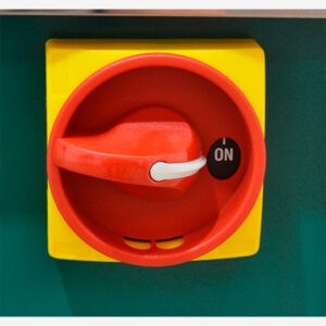 Flejadora automática de arco SPK 1602 botón encendido