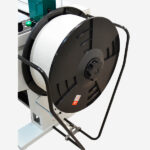 Flejadora automática de mesa SPK 1600 carro portabobina