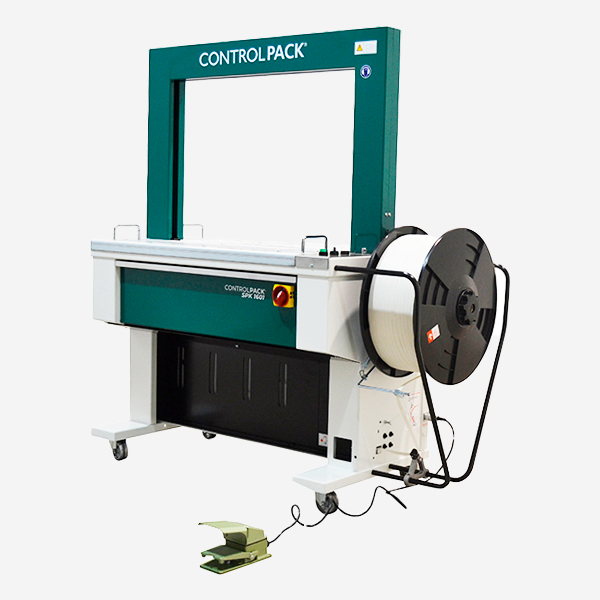 Flejadora automática de arco SPK 1601 lateral derecho
