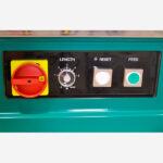 Flejadora semiautomática de mesa SPK 1202 panel de control