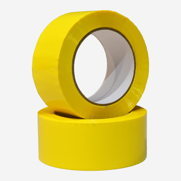 Cinta adhesiva de polipropileno amarillo