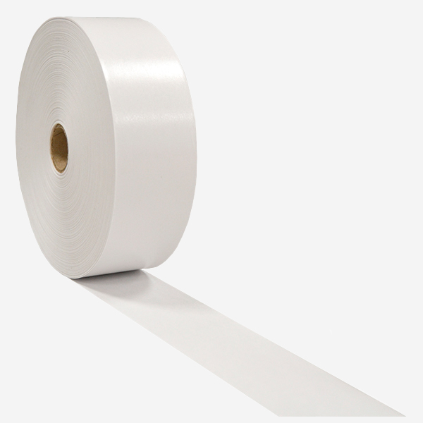 Cinta de papel engomado blanca
