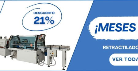 ¡Aprovecha el 21% de descuento en retractiladoras Minipack!