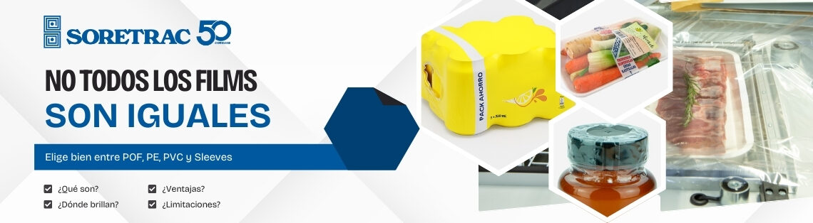 No todos los films son iguales: elige bien entre POF, PE, PVC y sleeves