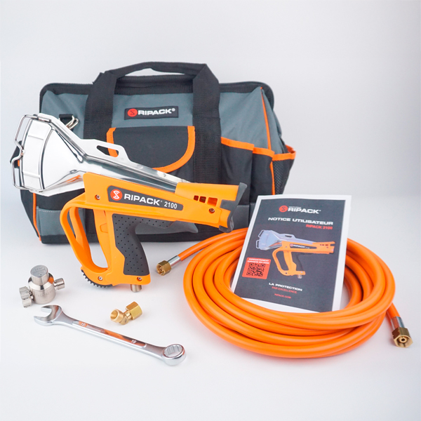 Pistola para retractilar Ripack 2500 kit de trabajo