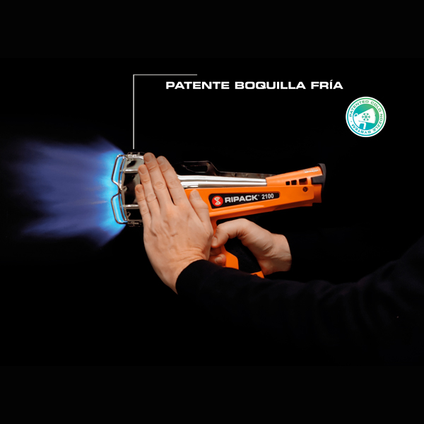 Pistola para retractilar Ripack 2500 patente boquilla