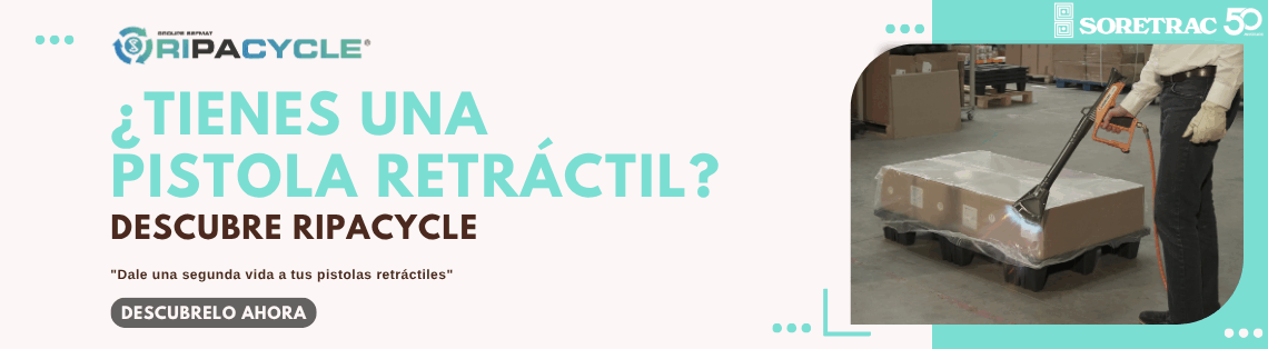 ¿Tienes una pistola de retractilar? Dale una segunda vida con Ripacycle, la iniciativa circular de Ripack