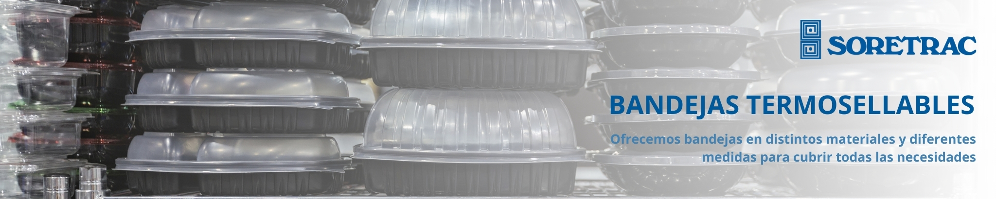 Bandejas termosellables para envasado