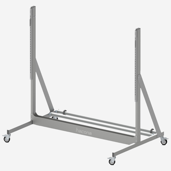 Soporte vertical grande con ruedas